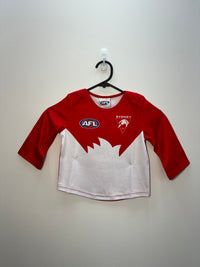 Load image into Gallery viewer, Personalised Sydney Swans AFL Toddler Guernsey
