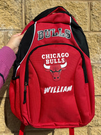 Load image into Gallery viewer, Personalised NBA Chicago Bulls Backpack
