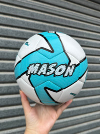 Load image into Gallery viewer, Personalised Deploy Blue Soccer Ball (SIZE 3, 4, 5)

