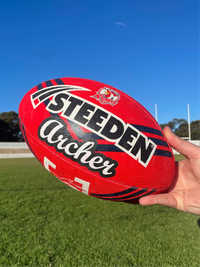 Load image into Gallery viewer, Personalised Sydney Roosters Official NRL Ball (Size 5)
