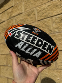 Load image into Gallery viewer, Personalised Wests Tigers Official NRL Ball (11inch mini ball)
