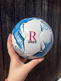 Load image into Gallery viewer, Mini Personalised Mi-Ball Blue Soccer Ball (Mini Size)
