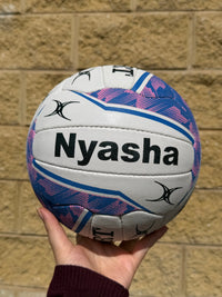 Load image into Gallery viewer, Personalised 2027 Gilbert Gripsure Match Netball (SIZE 5)
