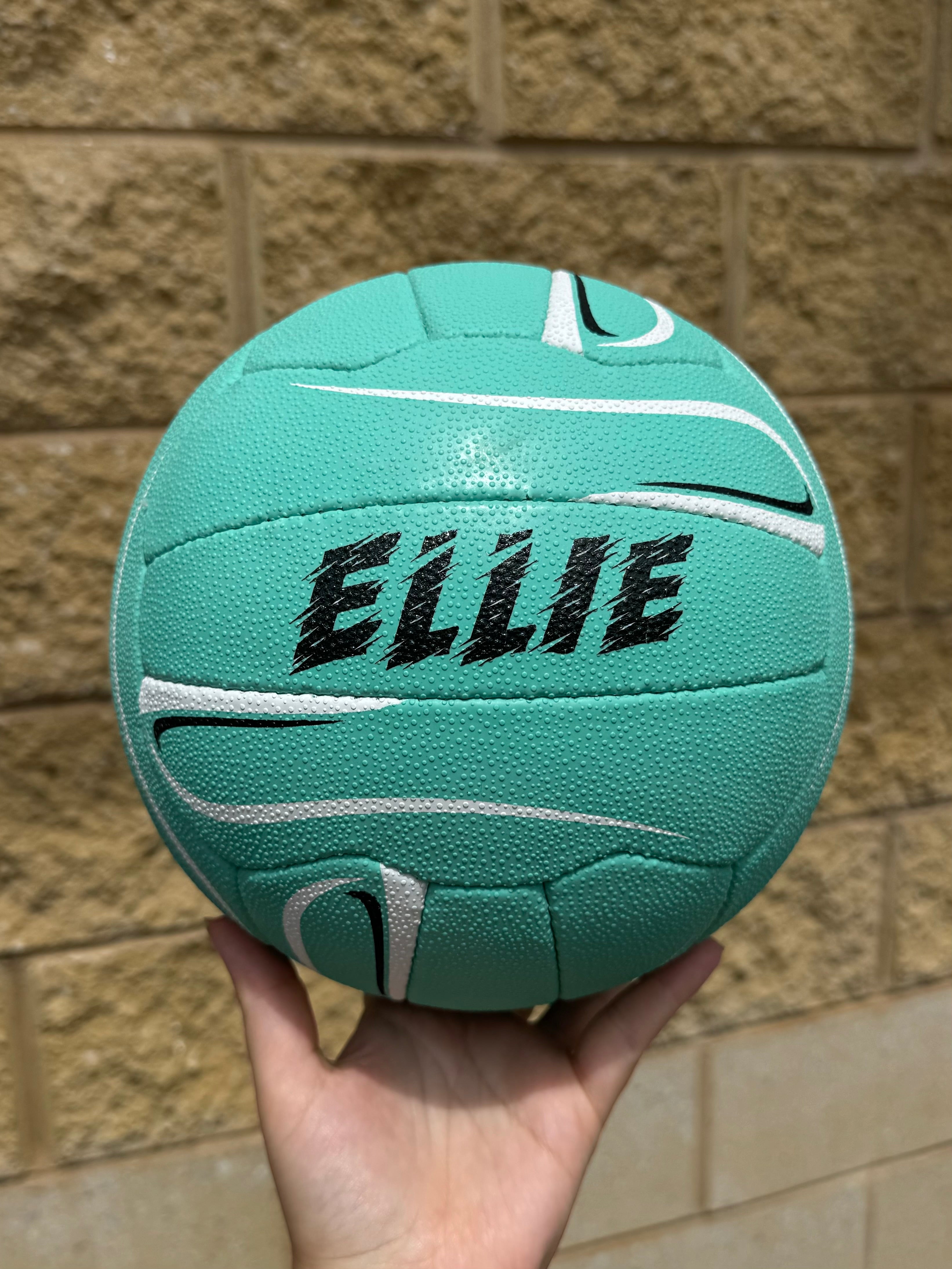 Personalised Mi-Ball Envision Teal Netball (SIZE 4, 5)