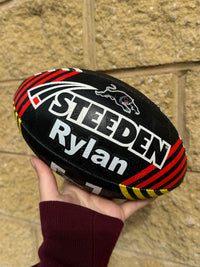 Load image into Gallery viewer, Personalised Penrith Panthers Official NRL Ball (11inch mini ball)
