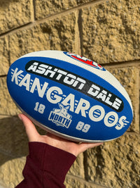 Load image into Gallery viewer, Personalised AFL Official North Melbourne Kangaroos Club Football (Size 5)
