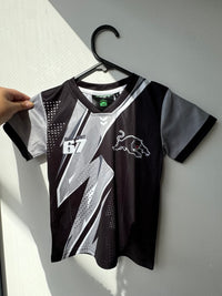 Load image into Gallery viewer, Personalised Penrith Panthers NRL Toddler Shirt
