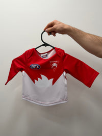 Load image into Gallery viewer, Personalised Sydney Swans AFL Toddler Guernsey
