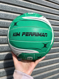Load image into Gallery viewer, Personalised Gilbert Exo Teal Netball (SIZE 5)
