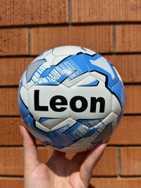 Load image into Gallery viewer, Mini Personalised Mi-Ball Blue Soccer Ball (Mini Size)
