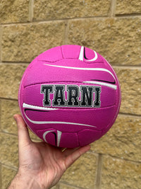 Load image into Gallery viewer, Personalised Mi-Ball Envision Pink Netball (SIZE 4, 5)
