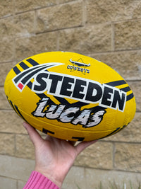 Load image into Gallery viewer, Personalised North Qld Cowboys Official NRL Ball (Size 5)
