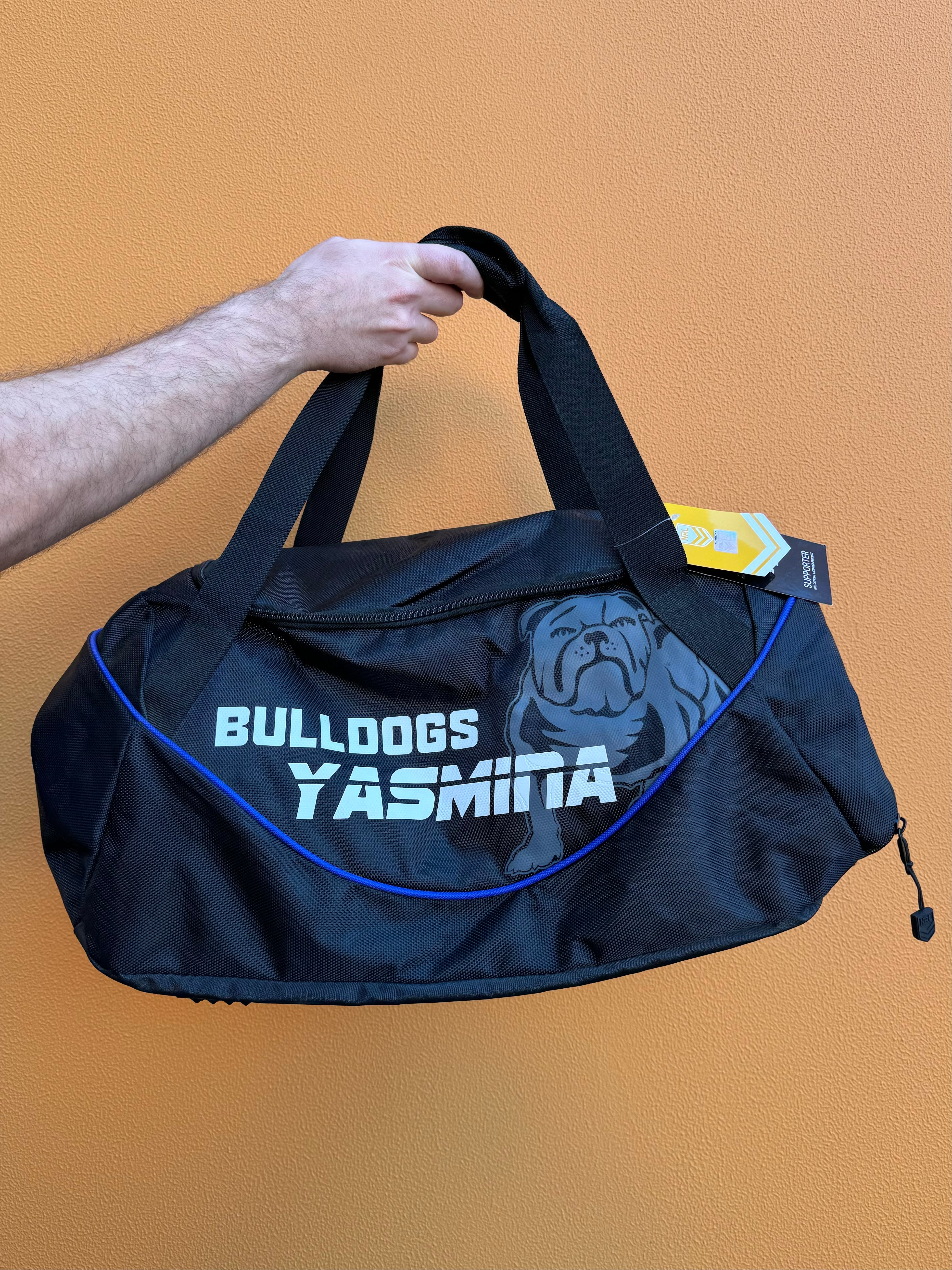 Personalised Canterbury Bulldogs Official NRL Sports Bag