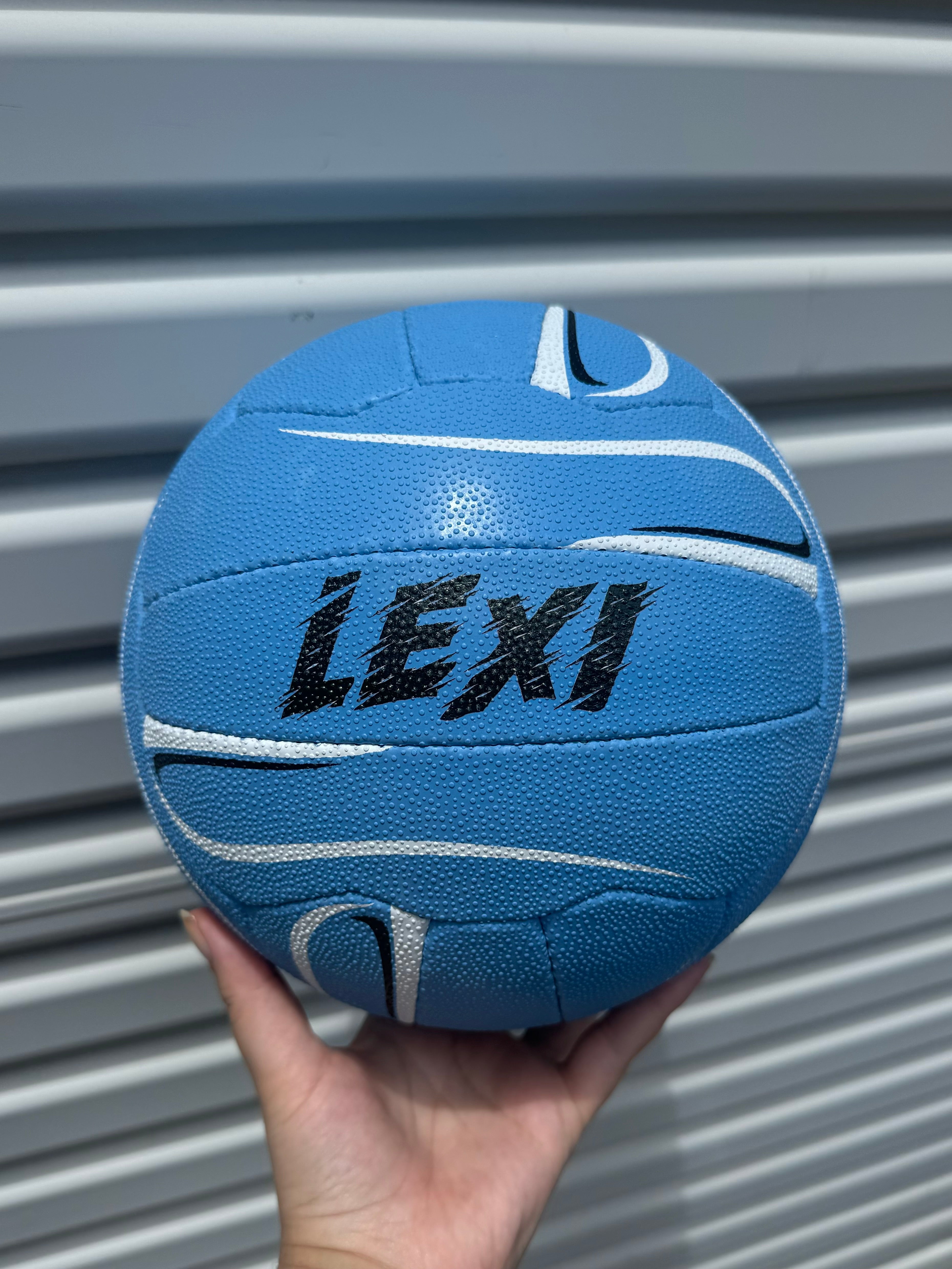 Personalised Mi-Ball Envision Blue Netball (SIZE 5)