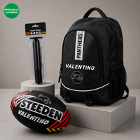 Load image into Gallery viewer, Personalised Penrith Panthers Player Pack Bundle (Official Ball + Backpack + Ball Pump)
