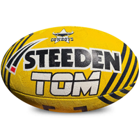 Load image into Gallery viewer, Personalised North Qld Cowboys Official NRL Ball (Size 5)
