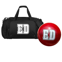 Load image into Gallery viewer, Personalised Cricket Starter Pack Bundle (Red Cricket Ball + Sports Bag)
