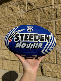 Load image into Gallery viewer, Personalised Canterbury Bulldogs Official NRL Ball (Size 5)
