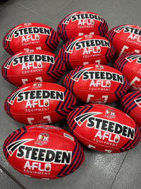 Load image into Gallery viewer, Personalised Sydney Roosters Official NRL Ball (11inch mini ball)
