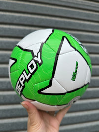 Load image into Gallery viewer, Personalised Deploy Green Soccer Ball (Size 3, 4, 5)
