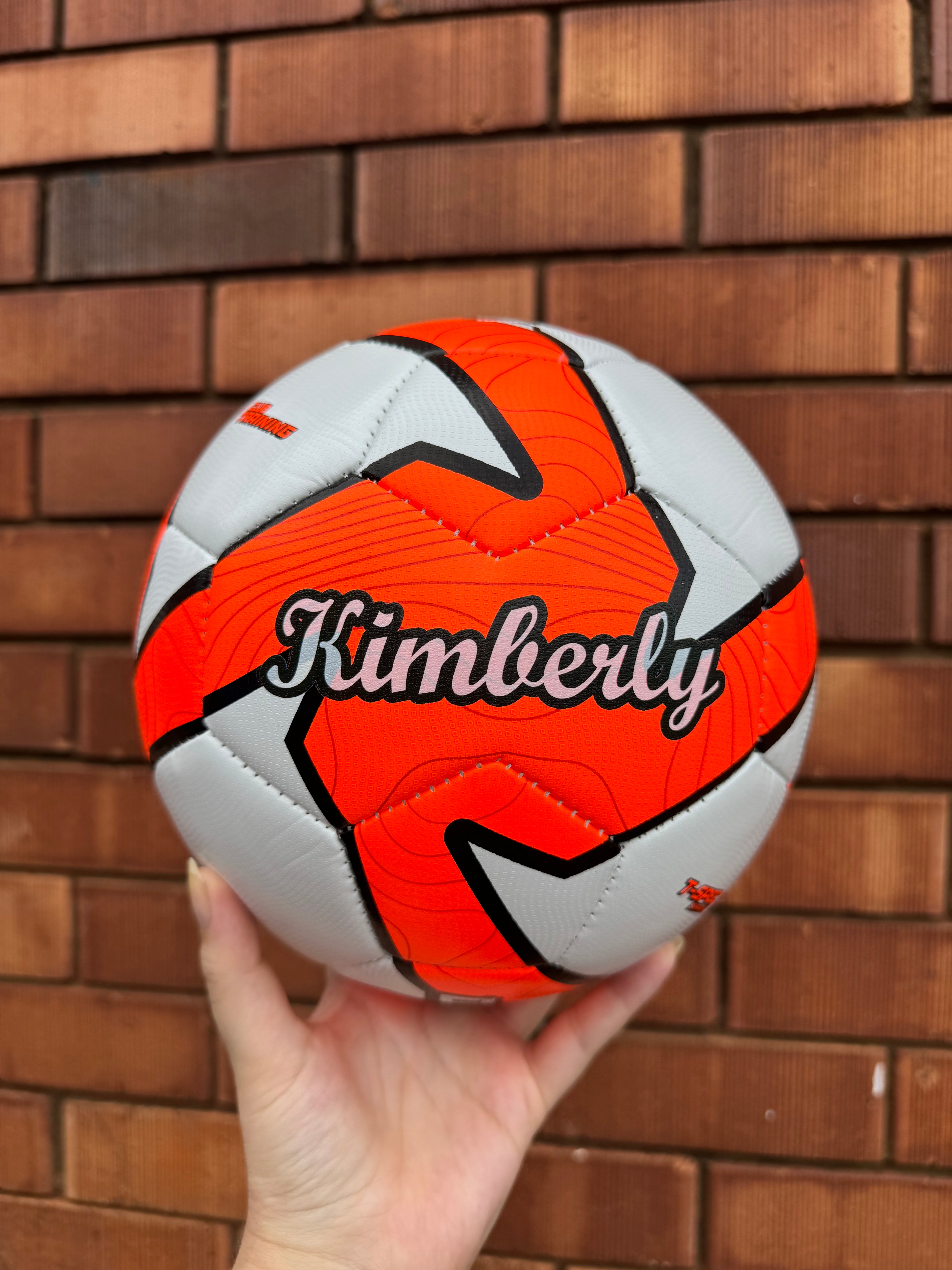 Personalised Deploy Orange Soccer Ball (Size 3, 4, 5)