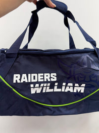 Load image into Gallery viewer, Personalised Canberra Raiders Official NRL Sports Bag
