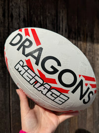 Load image into Gallery viewer, Personalised St George Dragons Official NRL Ball (Size 5)
