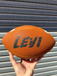 Load image into Gallery viewer, Personalised Spalding Gridiron Rubber Ball (Size 5)

