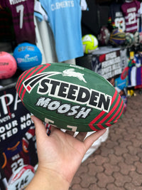 Load image into Gallery viewer, Personalised South Sydney Rabbitohs Official NRL Ball (11inch mini ball)
