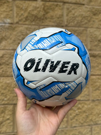 Load image into Gallery viewer, Personalised Mi-Ball Blue Soccer Ball (Size 3, 4, 5)
