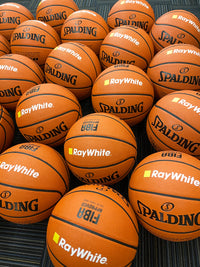 Load image into Gallery viewer, Personalised Spalding Rubber Basketball (Size 4) TF-150
