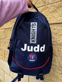 Load image into Gallery viewer, Personalised Official NRL Newcastle Knights Player Pack
