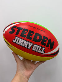 Load image into Gallery viewer, Personalised Multi Colour Steeden Rugby League Ball (Mini, Mod, Size 5)
