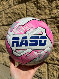 Load image into Gallery viewer, Personalised Mi-Ball Pink Soccer Ball (Size 3, 4, 5)
