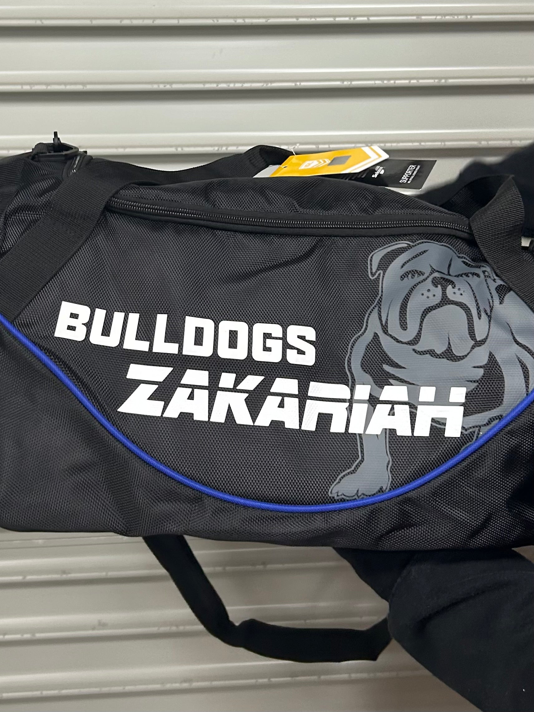 Personalised Canterbury Bulldogs Official NRL Sports Bag