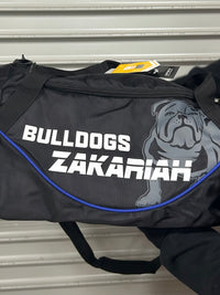 Load image into Gallery viewer, Personalised Canterbury Bulldogs Official NRL Sports Bag
