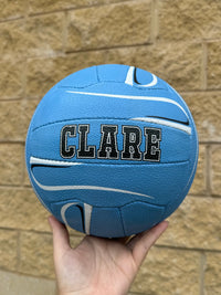 Load image into Gallery viewer, Personalised Mi-Ball Envision Blue Netball (SIZE 5)

