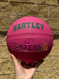 Load image into Gallery viewer, Personalised Spalding Rubber Pink Highlight Rush Basketball (Size 5, 6)
