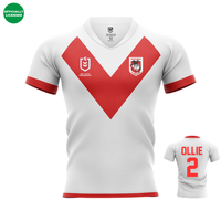 Load image into Gallery viewer, Personalised St George Dragons NRL Jersey
