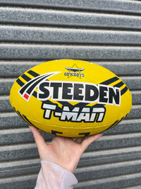 Load image into Gallery viewer, Personalised North Qld Cowboys Official NRL Ball (Size 5)
