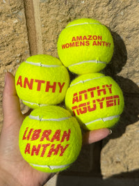 Load image into Gallery viewer, Personalised Tennis Balls with Custom Canister (4 Pack)
