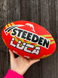 Load image into Gallery viewer, Personalised Dolphins Supporter Bundle (Official Jersey + Ball Pack)
