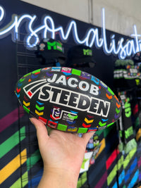 Load image into Gallery viewer, Personalised 2026 Official NRL Magic Round Supporter Ball (11 inch Mini)
