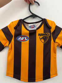 Load image into Gallery viewer, Personalised Hawthorn Hawks AFL Toddler Guernsey
