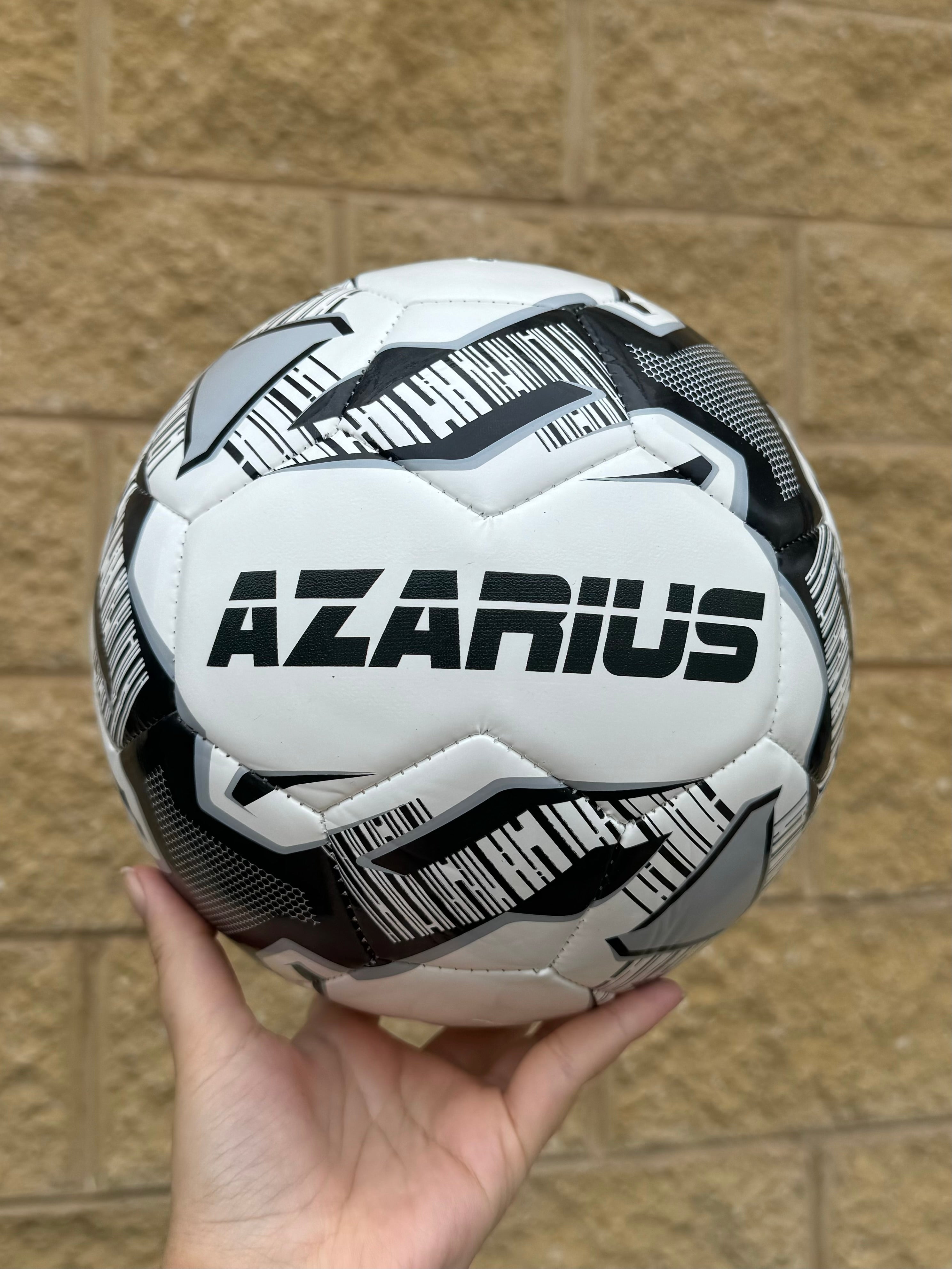 Personalised Mi-Ball Black Soccer Ball (Size 3, 4, 5)