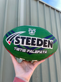 Load image into Gallery viewer, Personalised New Zealand Warriors Official NRL Ball (Size 5)
