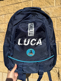 Load image into Gallery viewer, Personalised Gold Coast Titans Official NRL Backpack
