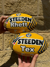 Load image into Gallery viewer, Personalised Parramatta Eels Official NRL Ball (11inch mini ball)
