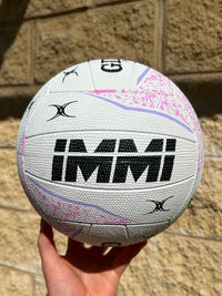 Load image into Gallery viewer, Personalised Gilbert Phoenix Netball White (SIZE 5)

