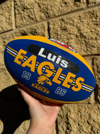 Load image into Gallery viewer, Personalised AFL Official West Coast Eagles Club Football (Size 5)

